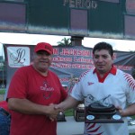 Betío Hernández con Jorge Alvarado, portero menos vencido en el Apertura 2013